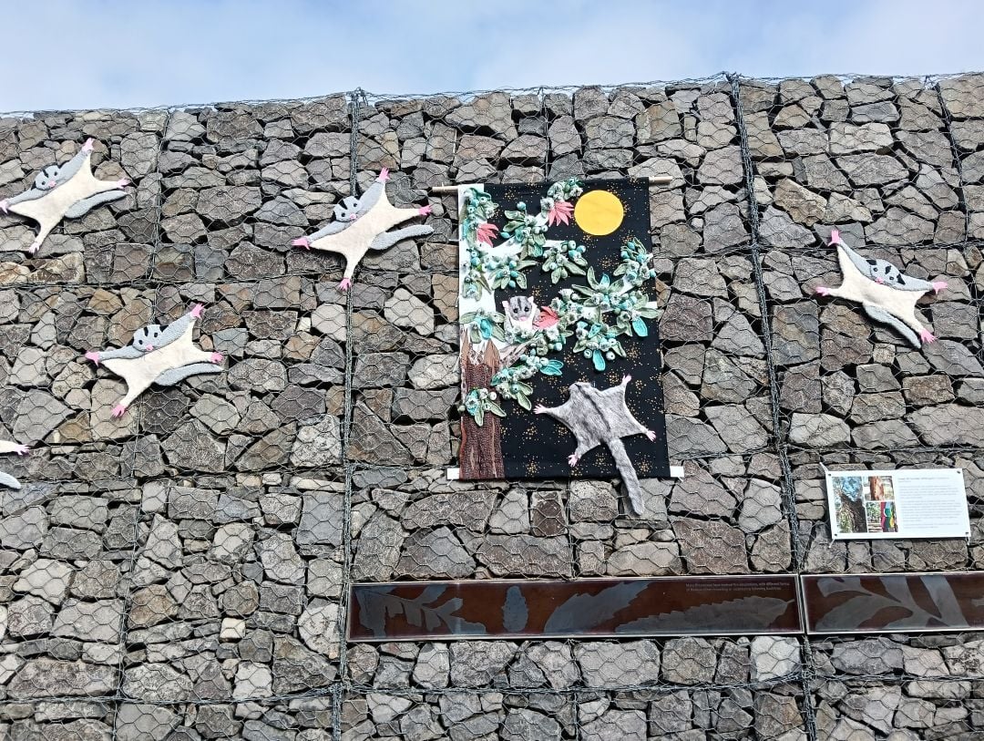 Gabion Wall - Camden White Gum & Sugar Gliders